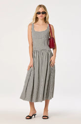 Black gingham