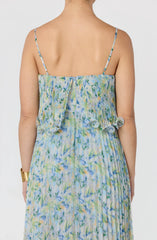Blue green floral
