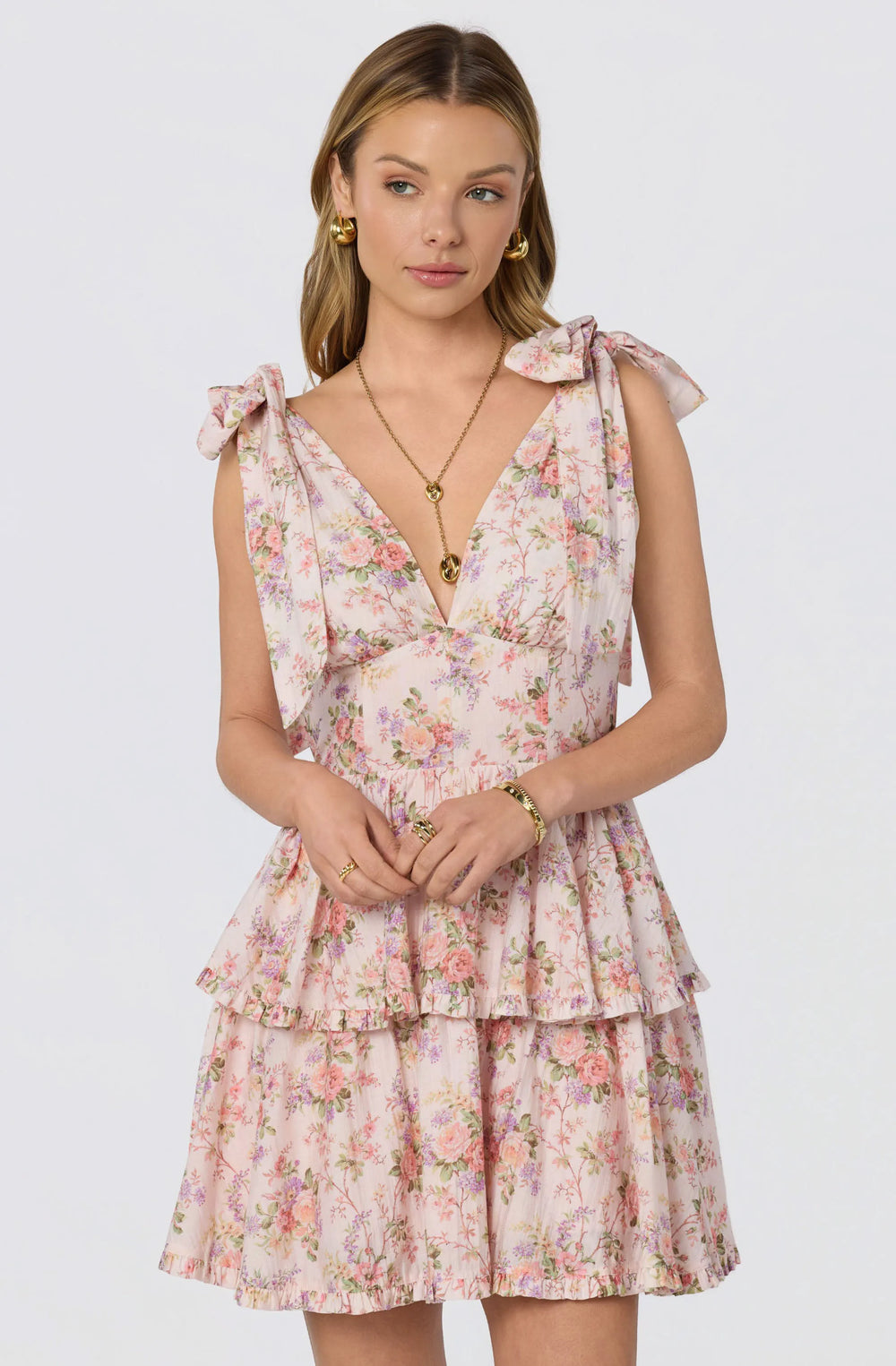 Blush multi floral