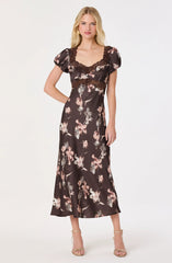 Brown floral
