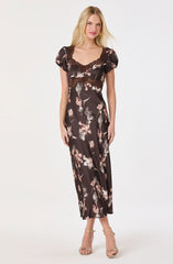 Brown floral