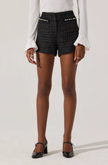 Black tweed
