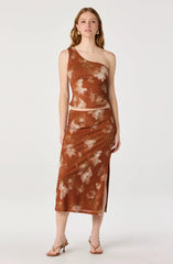 Brown floral