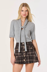 Taupe plaid