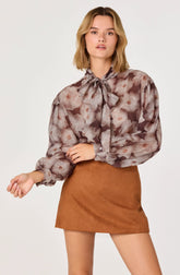 Brown floral
