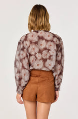 Brown floral