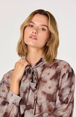 Brown floral