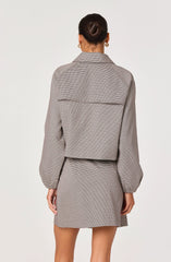 Black houndstooth