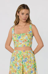 Yellow multi floral