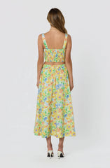 Yellow multi floral