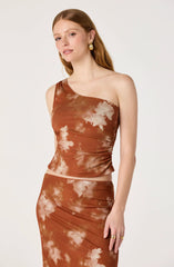 Brown floral