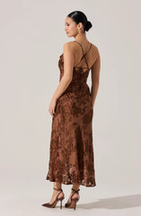 Brown floral
