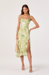 Light green floral