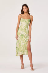Light green floral