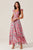 Pink aqua floral