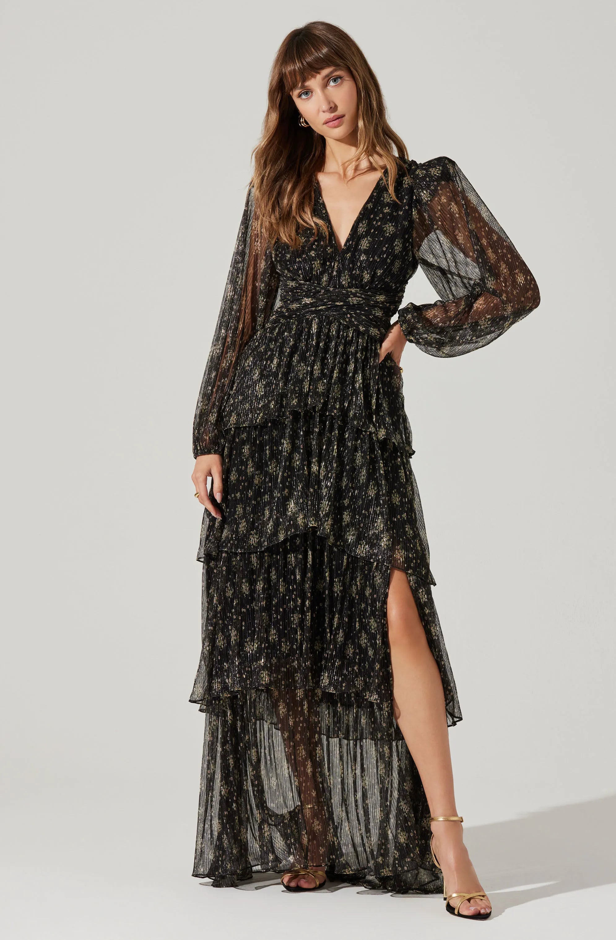 Black gold foil