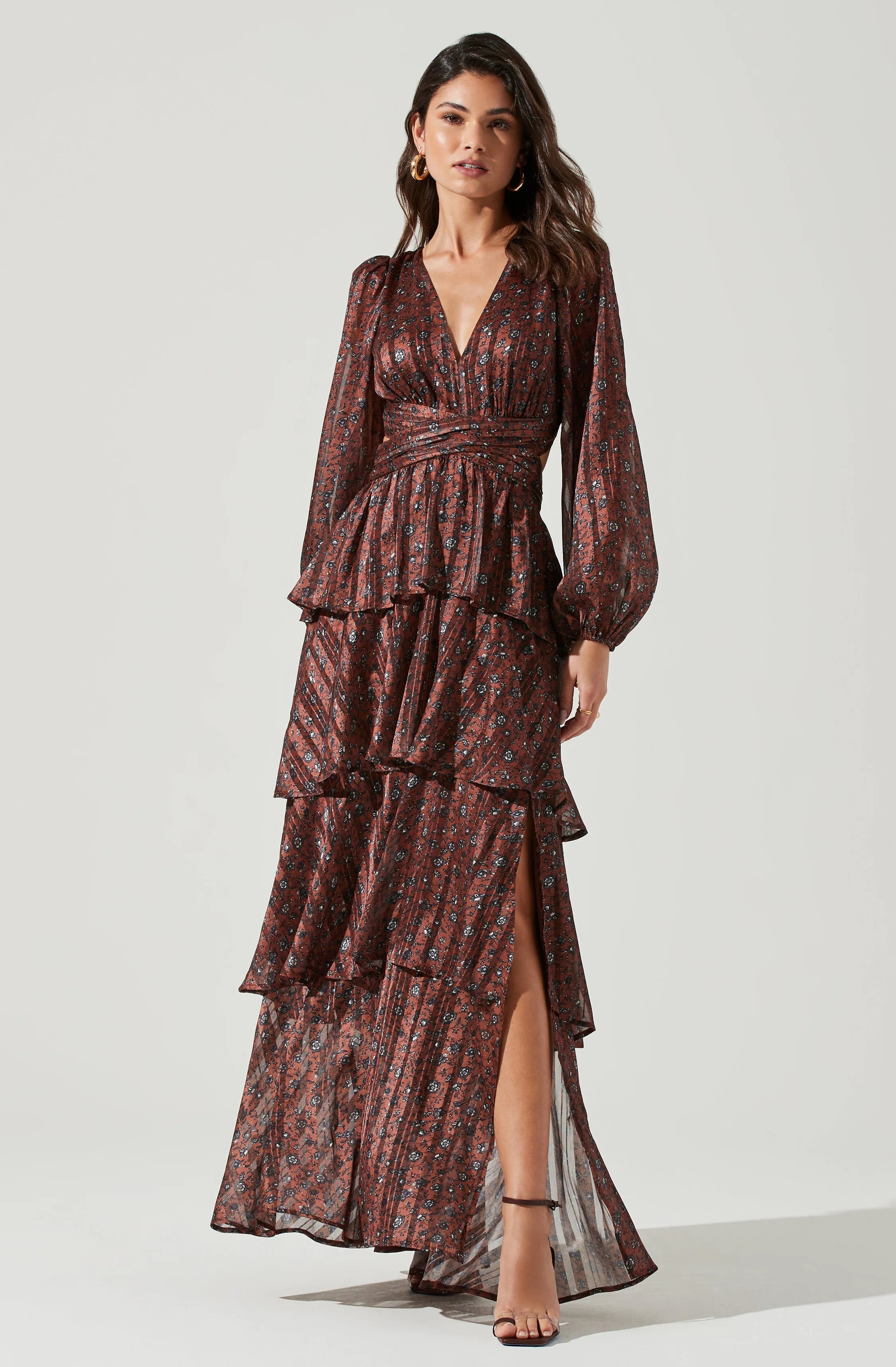 Copper black ditsy