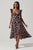 Black purple floral