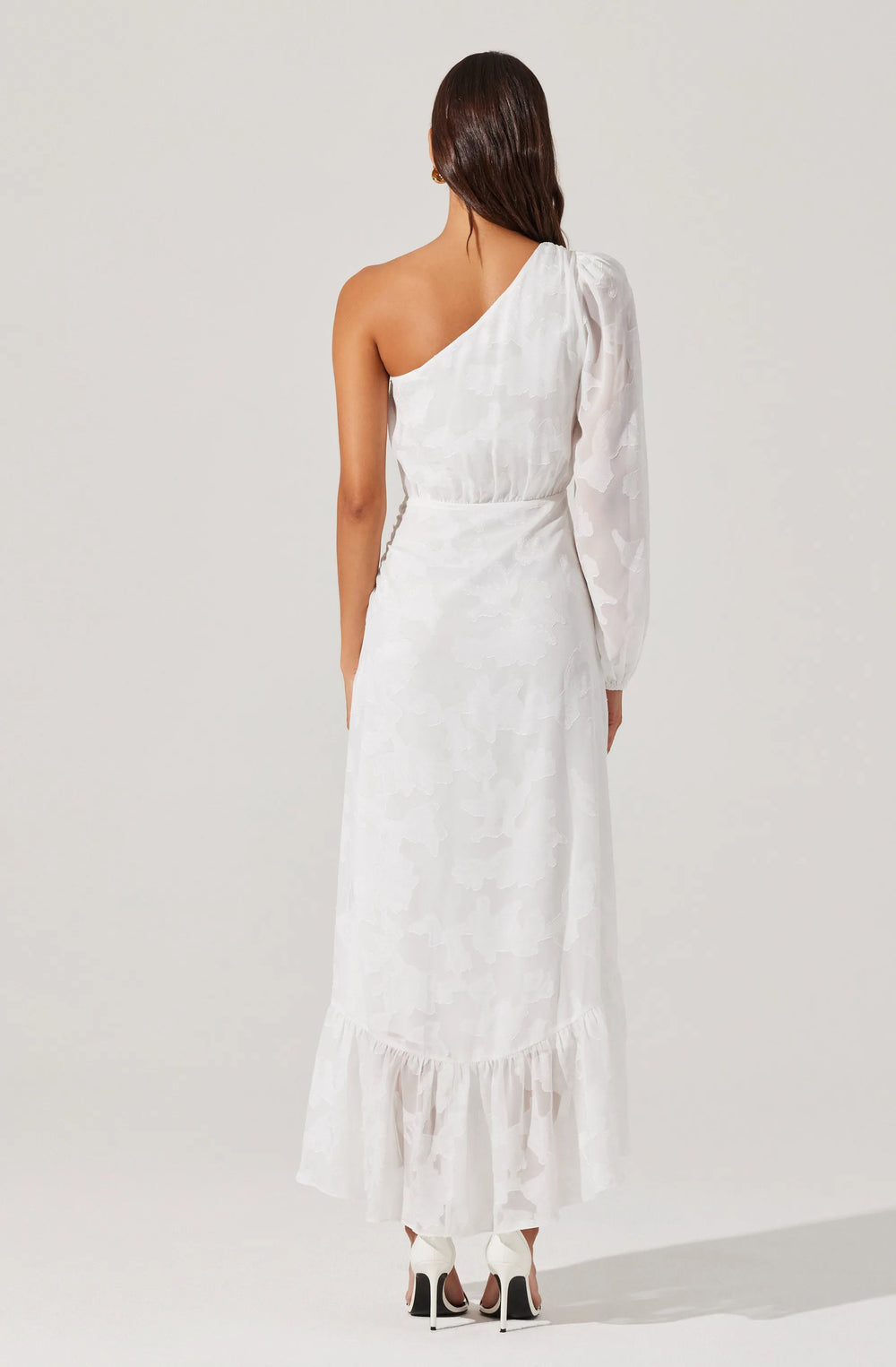 White jacquard