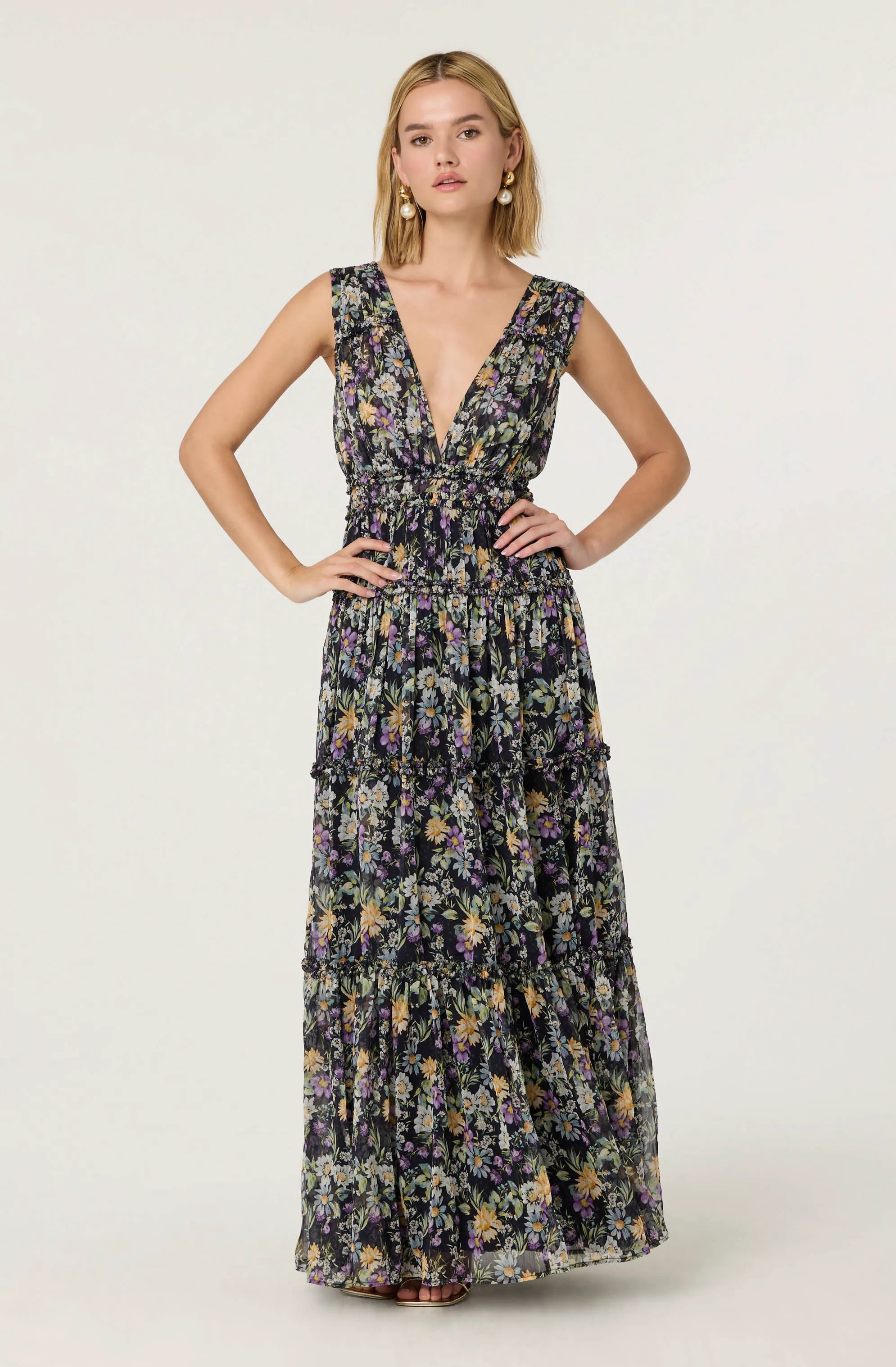 Black floral