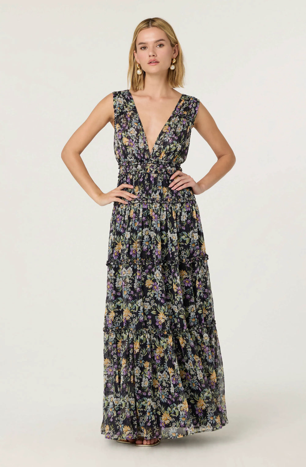 Black floral