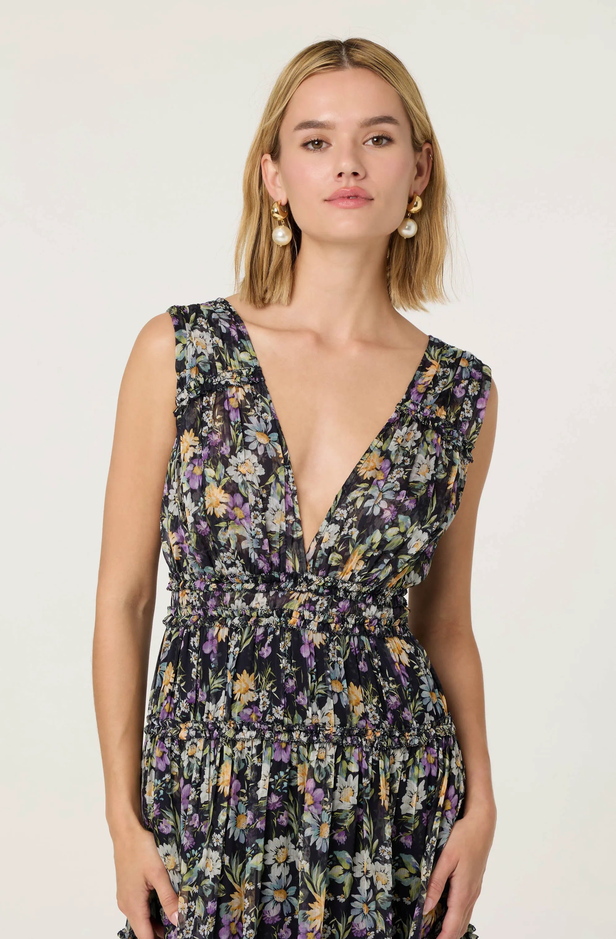 Black floral