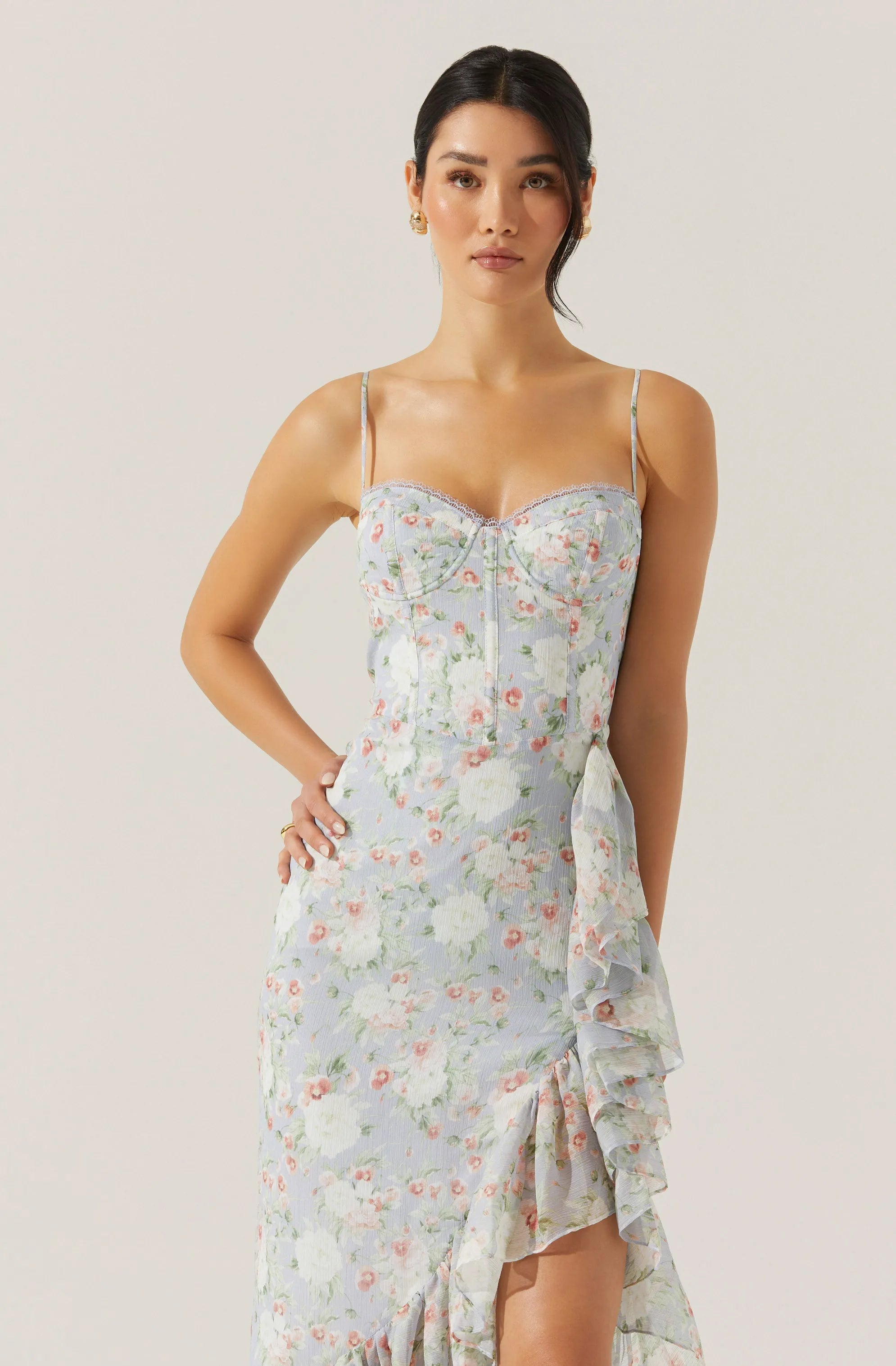 Light blue floral