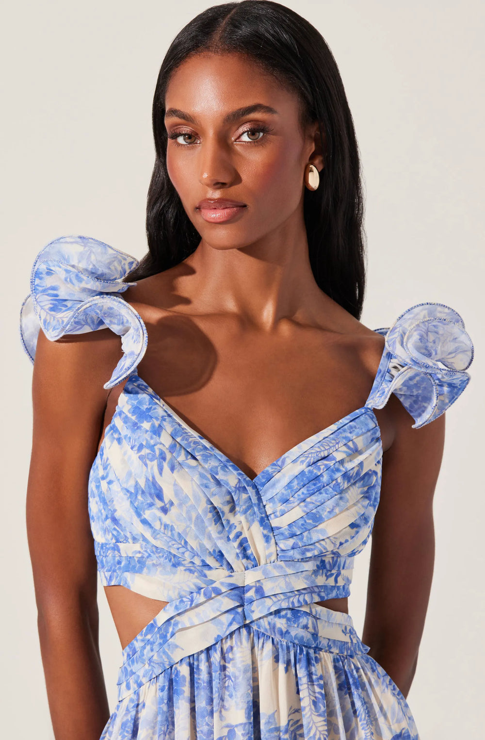 Blue floral