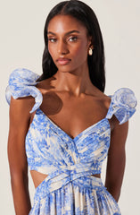 Blue floral