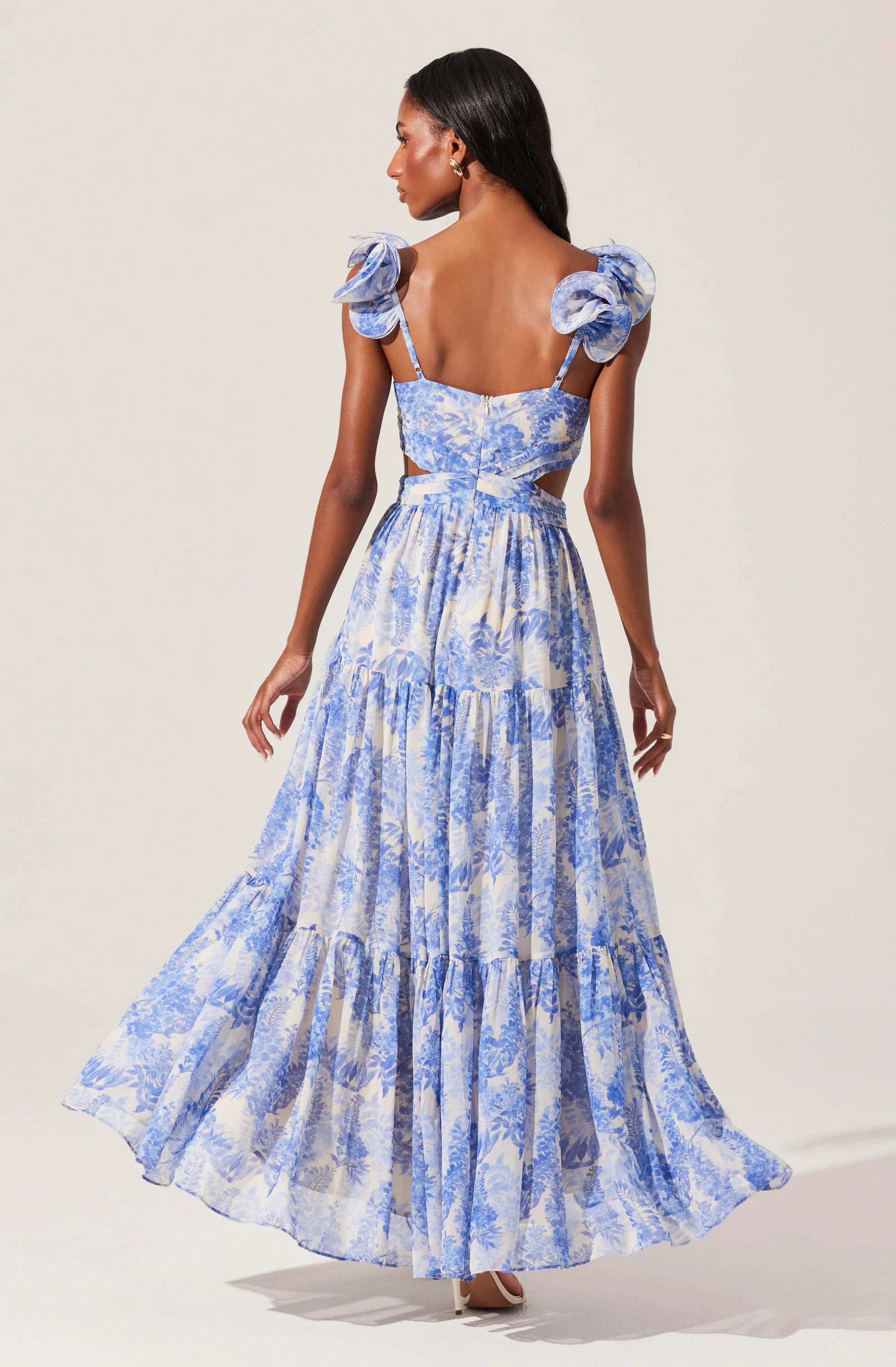 Blue floral