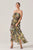 Brown yellow floral
