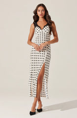 Black polka dot