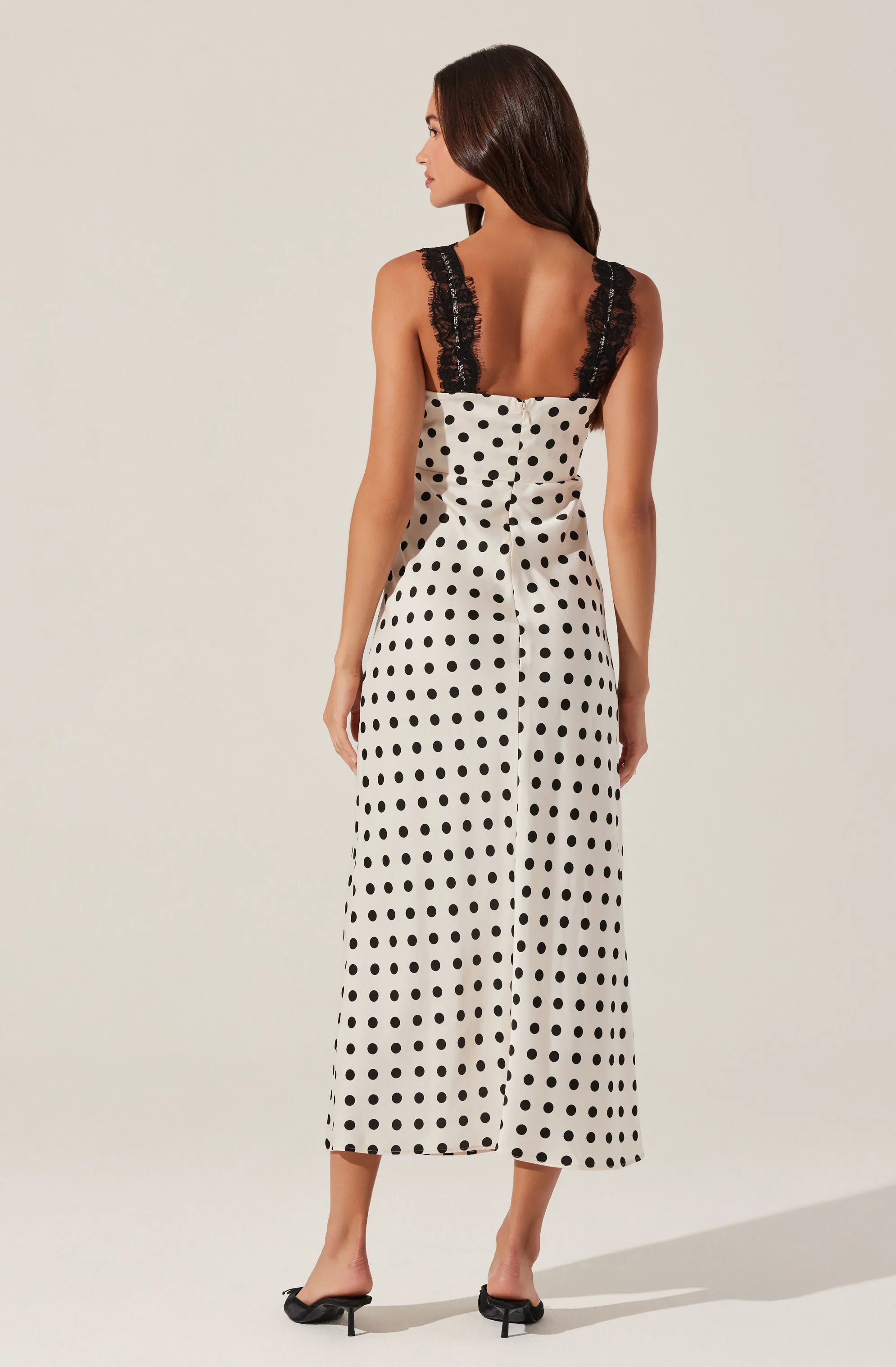 Black polka dot