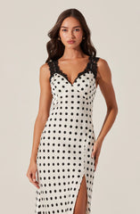 Black polka dot