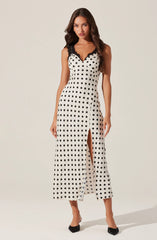 Black polka dot