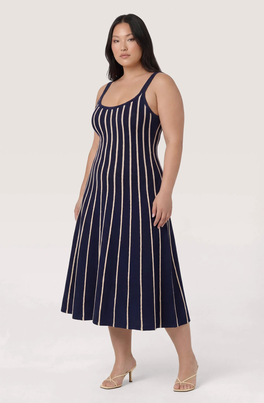 Plus Size - Navy stripe
