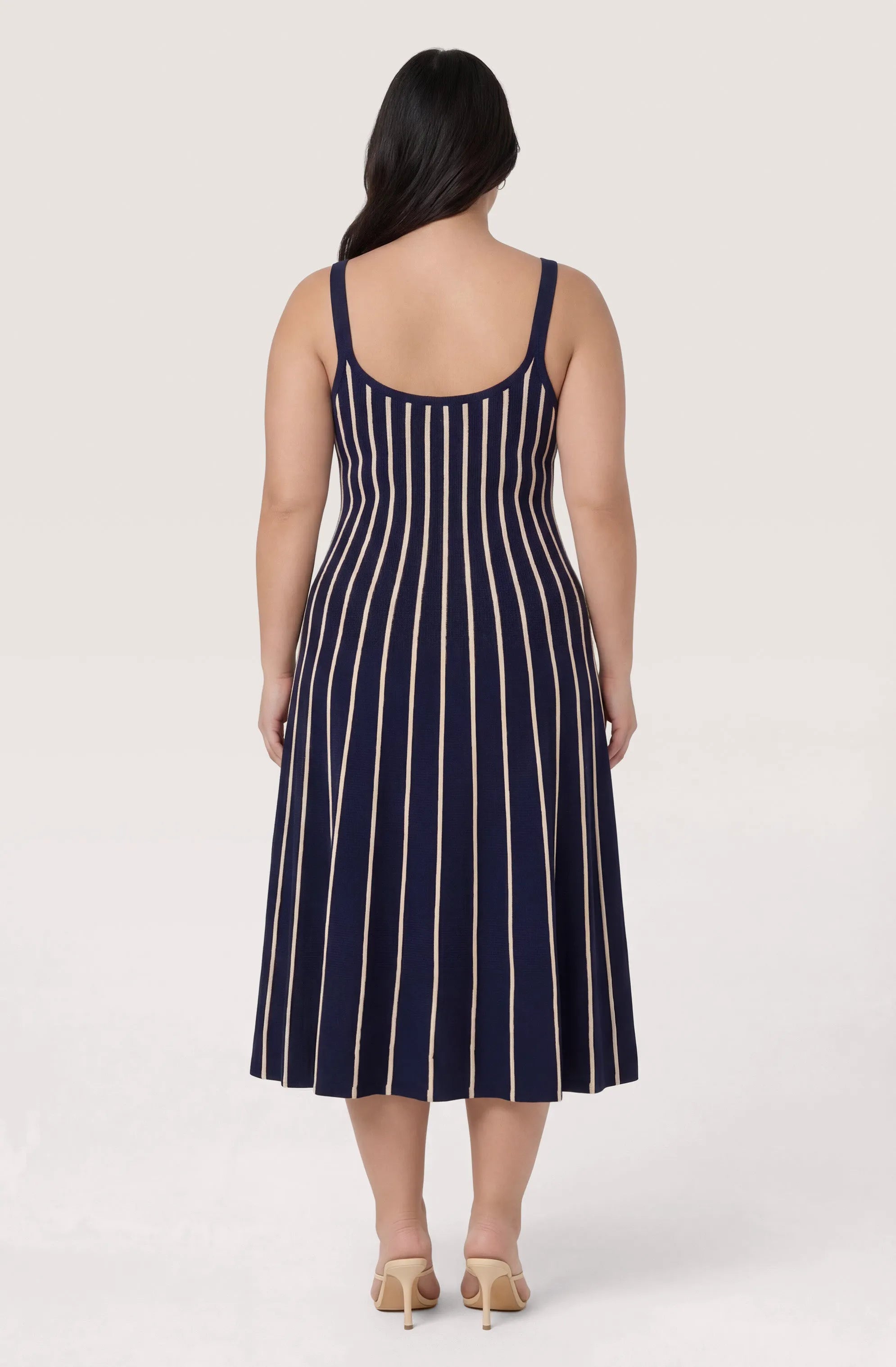 Plus Size - Navy stripe