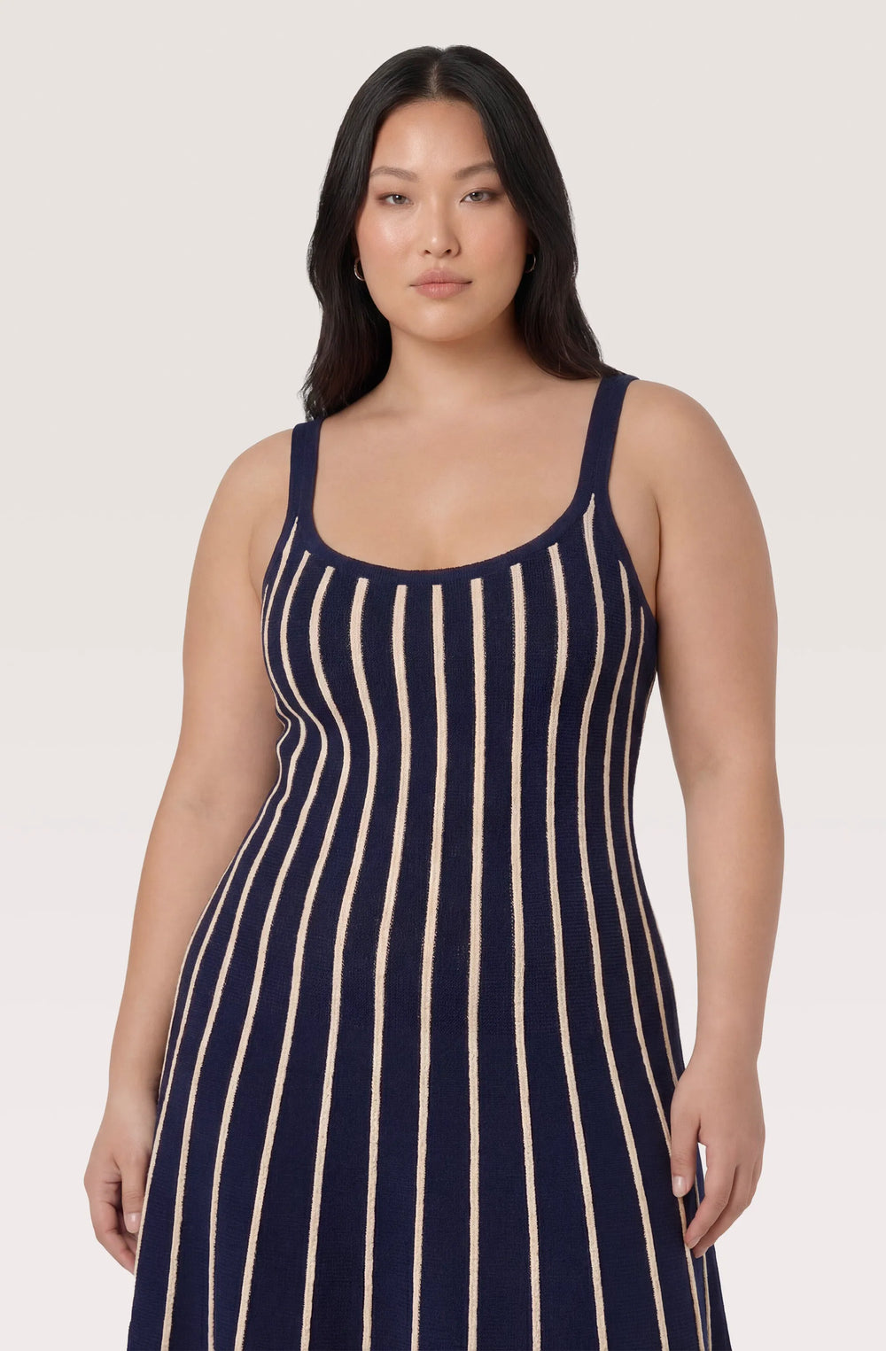 Plus Size - Navy stripe