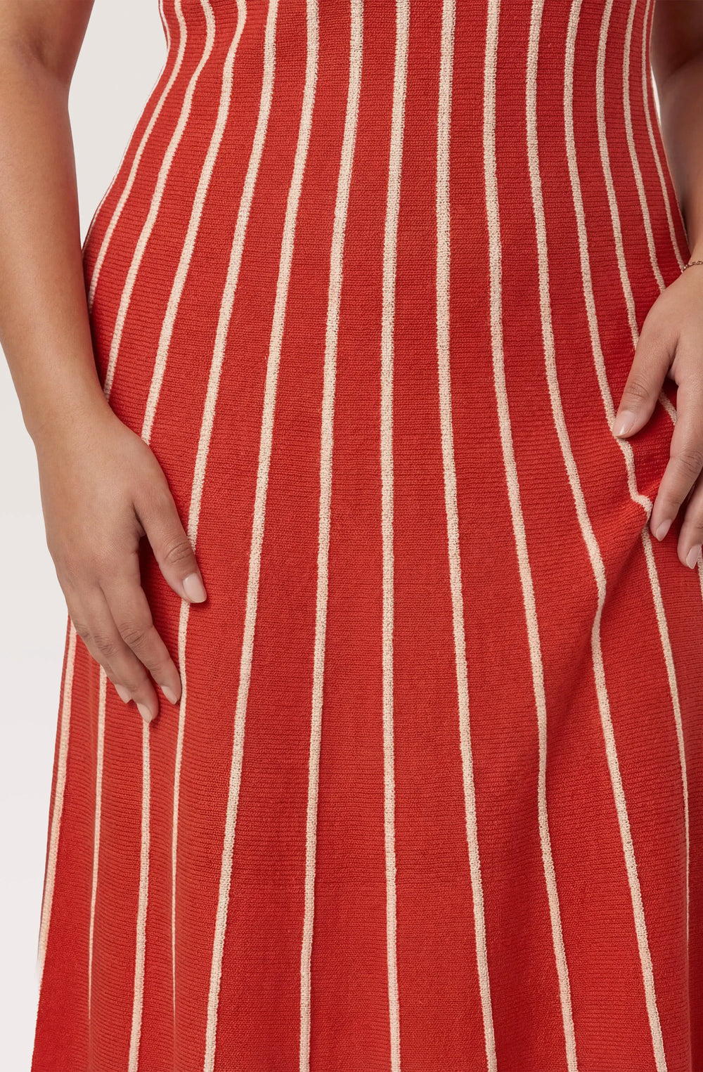 Plus Size - Red stripe
