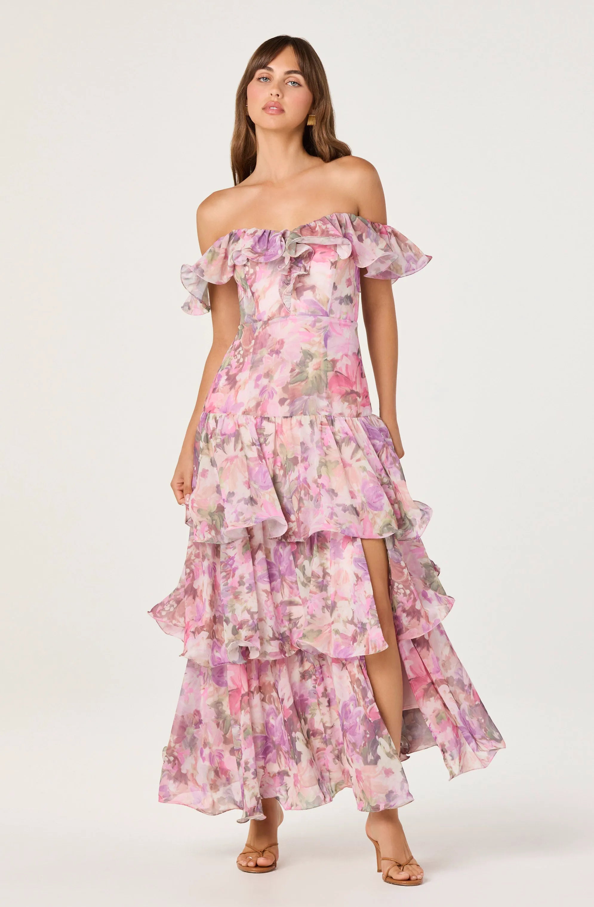 Pink lilac floral