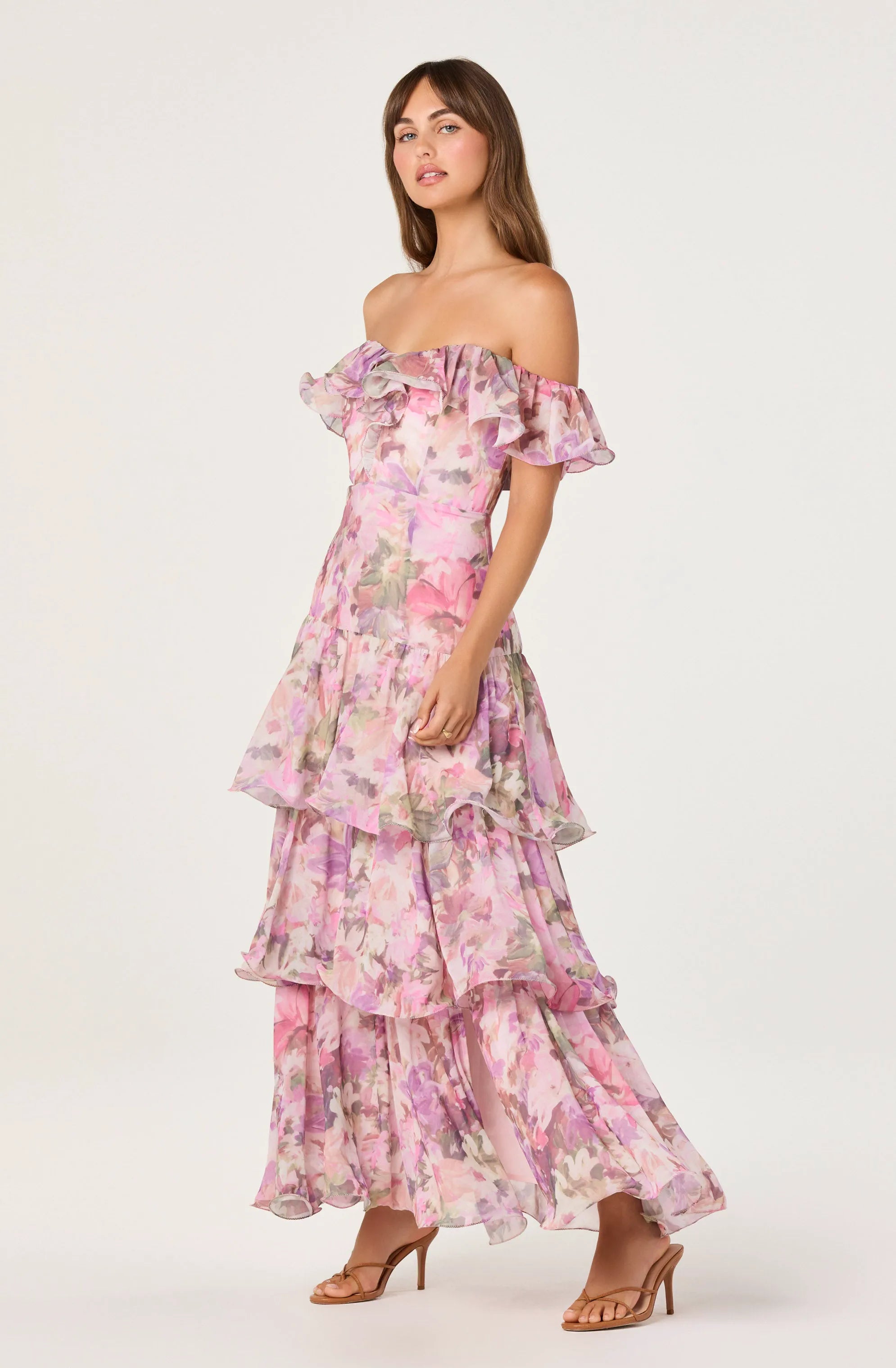 Pink lilac floral