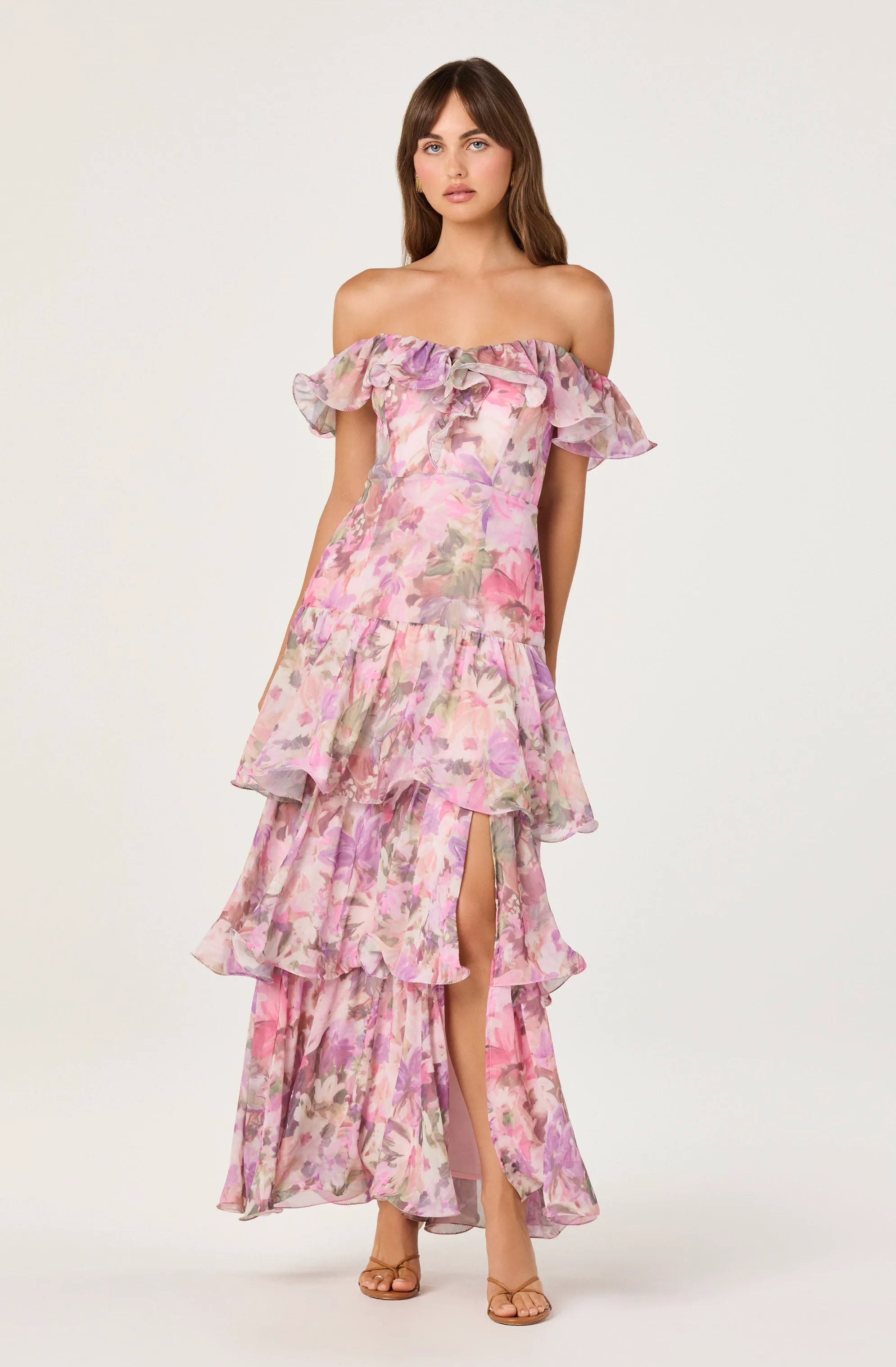 Pink lilac floral