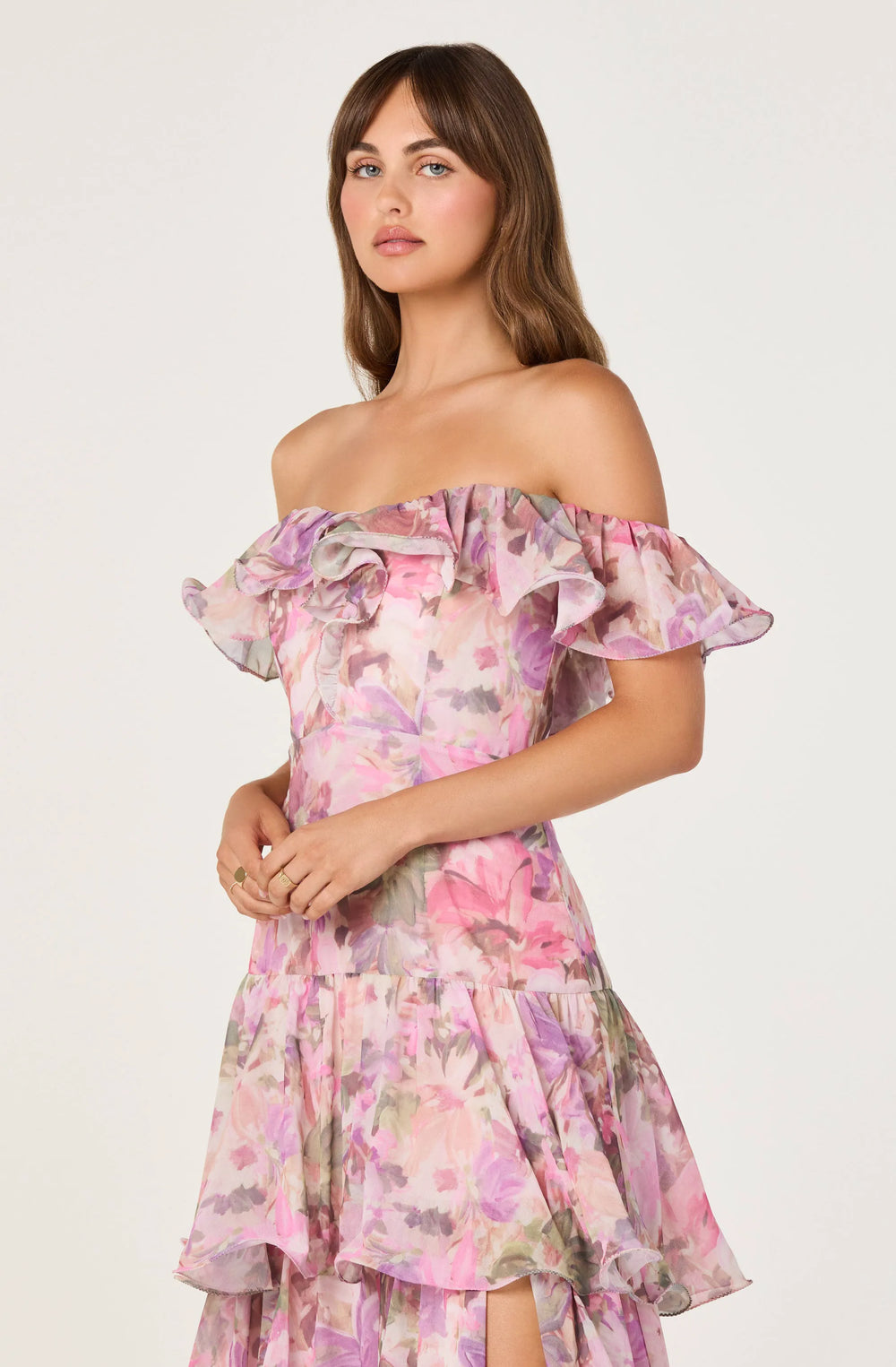 Pink lilac floral