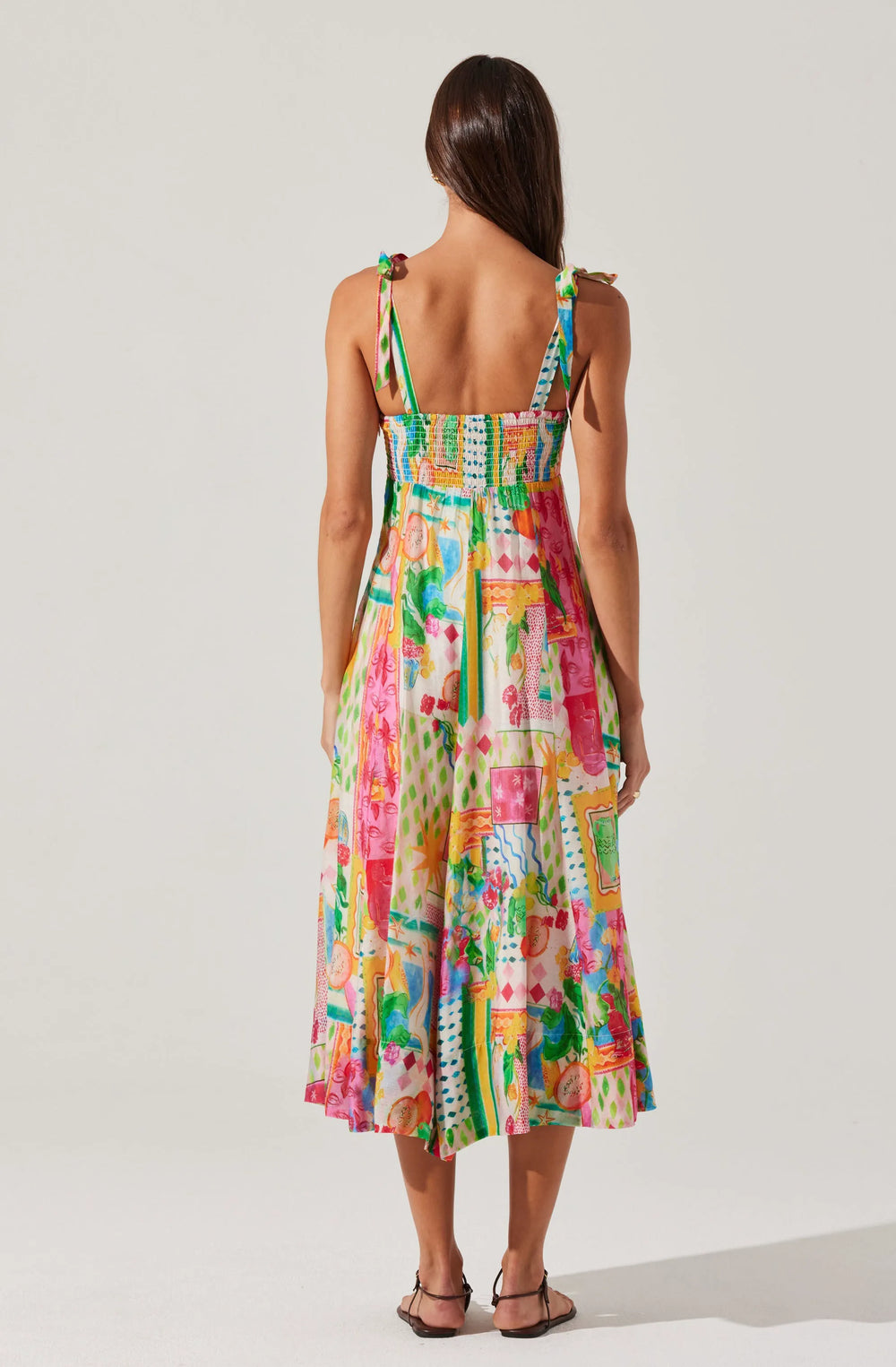 Pink yellow multi