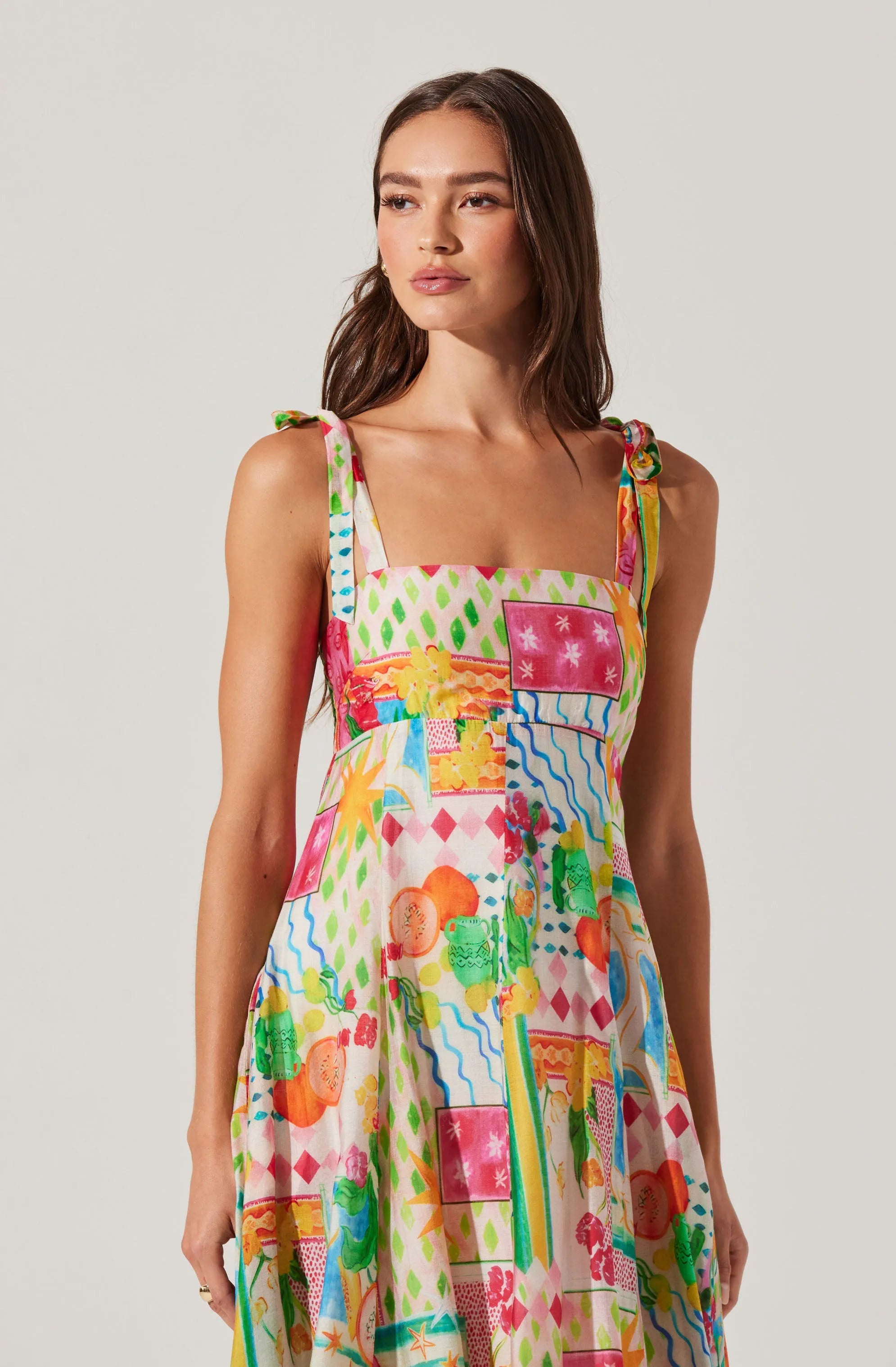 Pink yellow multi