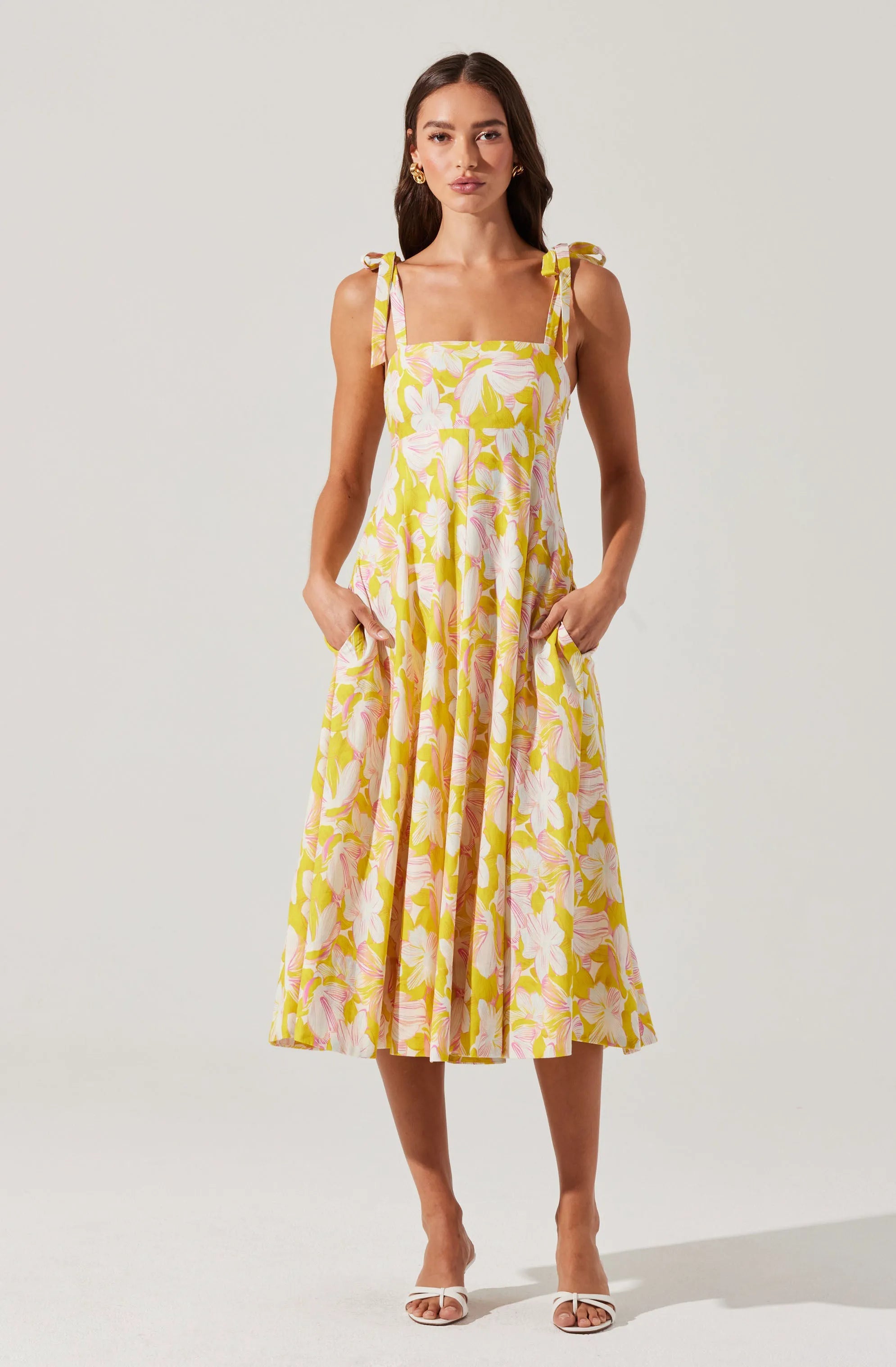 Yellow multi floral