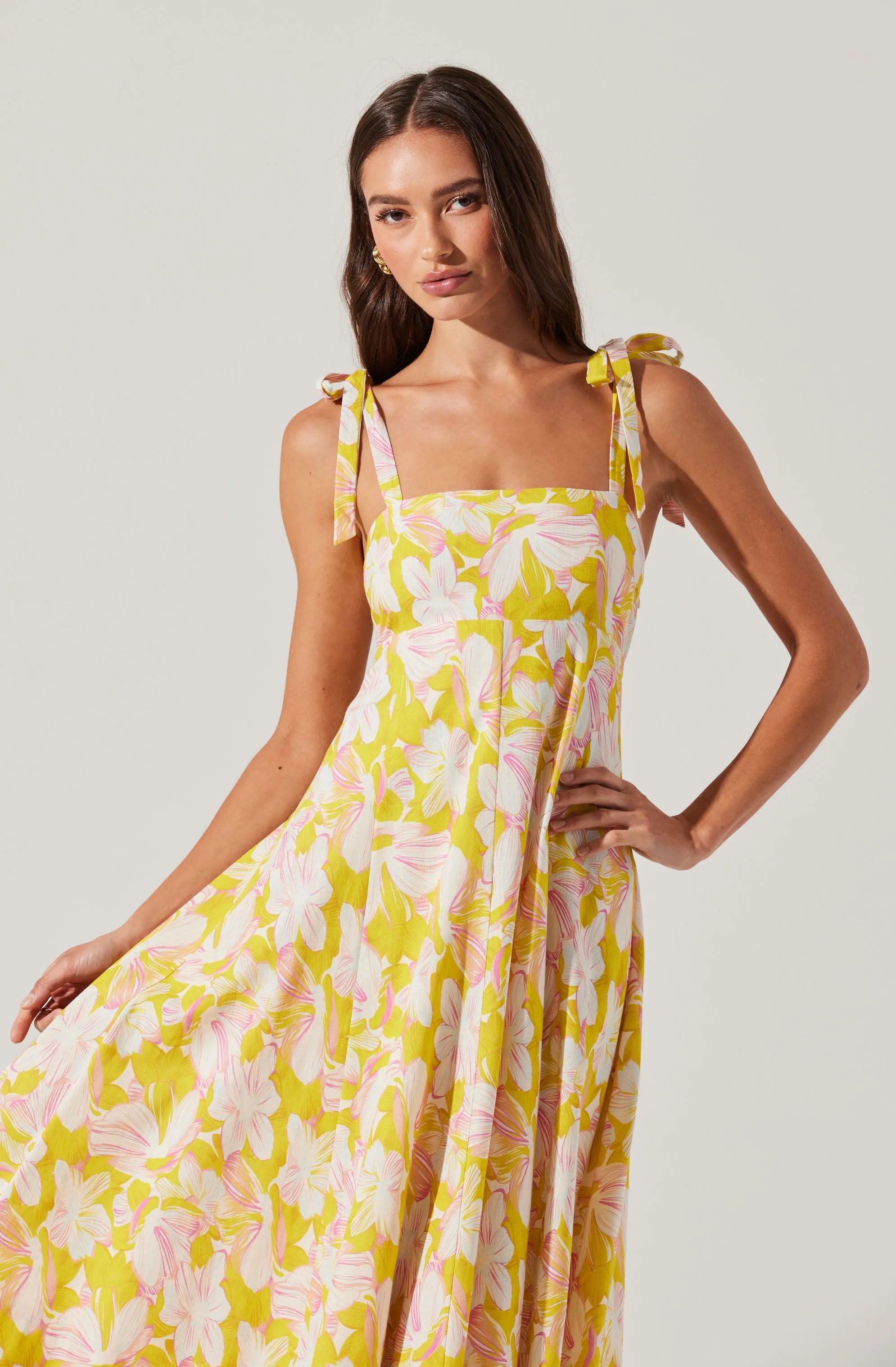 Yellow multi floral