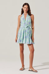 Mint tie dye