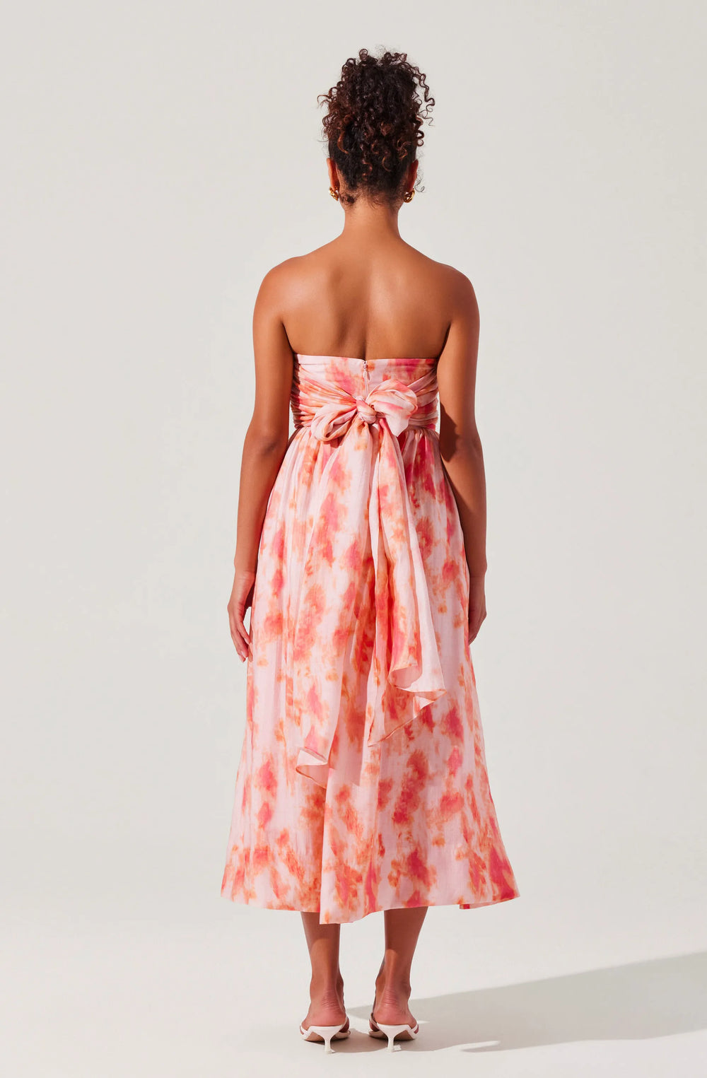 Coral tie dye