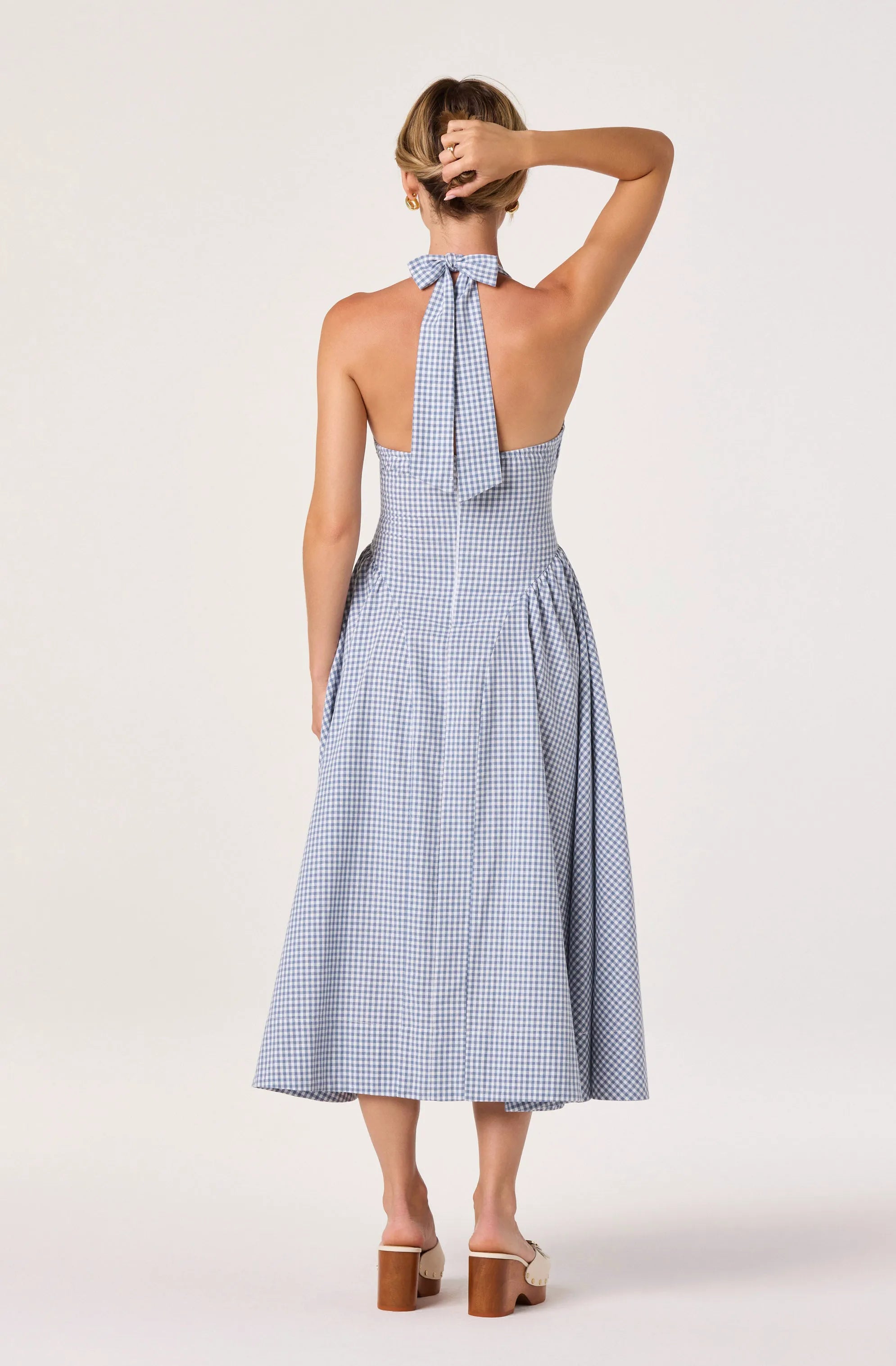 Blue gingham